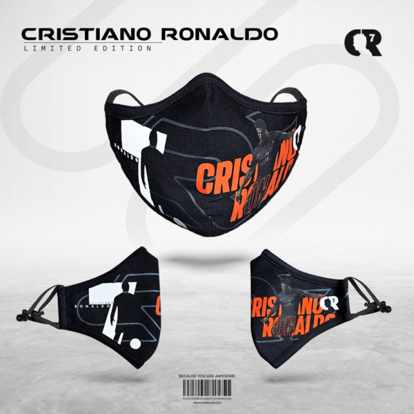 Premium Cotton Face Mask- Ronaldo